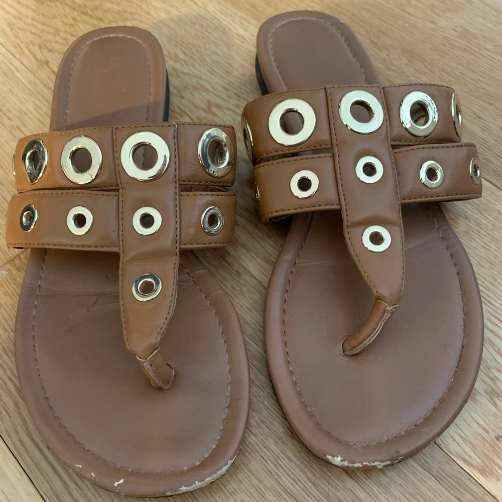 Tommy Hilfiger Embellished Leather Sandals